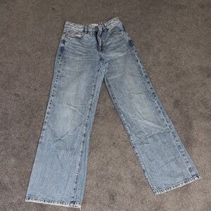 Garage Light Blue Wide-Leg Jeans